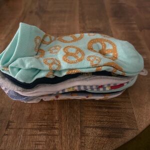 Colorful Pretzel Pattern Socks